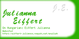 julianna eiffert business card